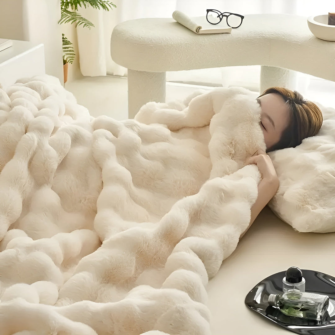 Fleece and fleece Stornfieldanket – Extra soft & warm | Perfect for sofa and bedroom | Stornfield