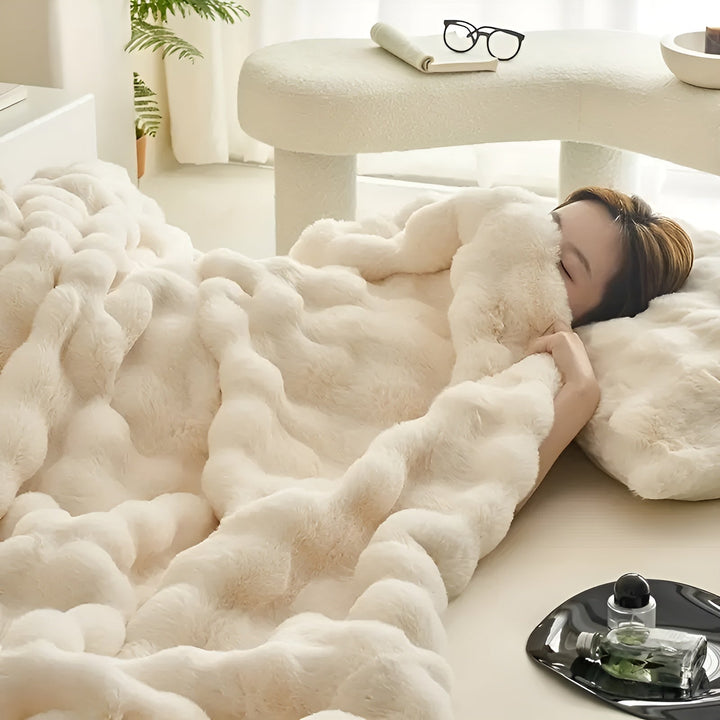 Fleece and fleece Stornfieldanket – Extra soft & warm | Perfect for sofa and bedroom | Stornfield