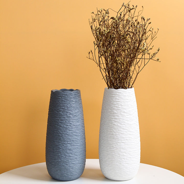 Elegant Textured Ceramic Flower Vase Stornfeild 1790310357