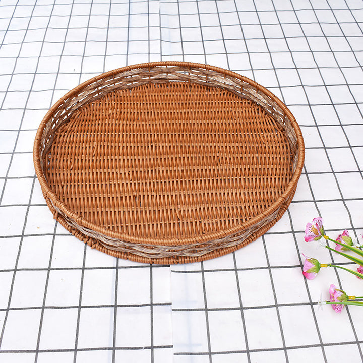 Handwoven Round Storage Tray Stornfield