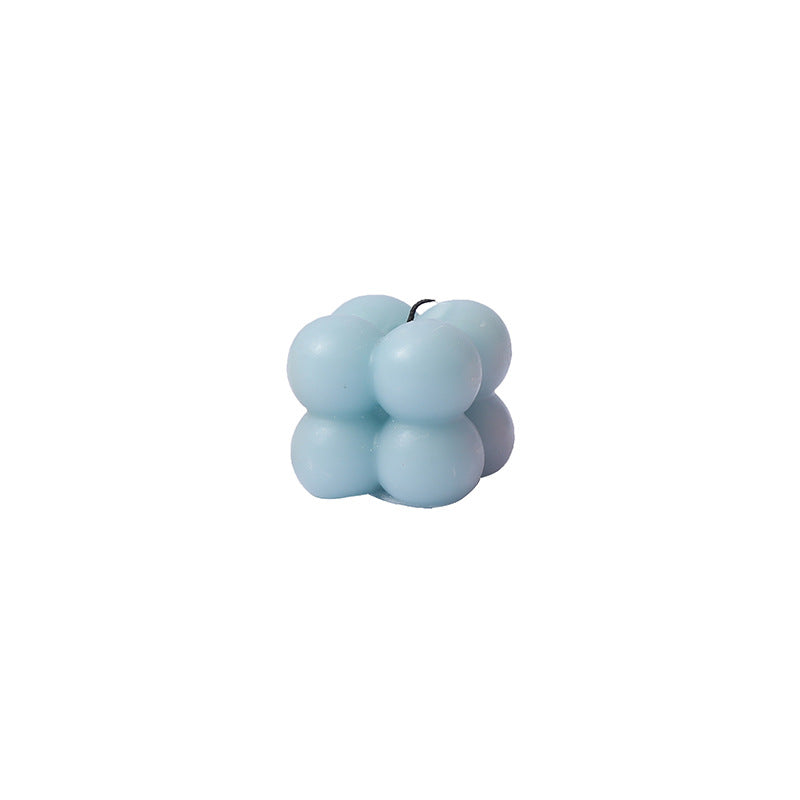 Textured Kernel Sculpted Scented Soy Wax Pillar Candle