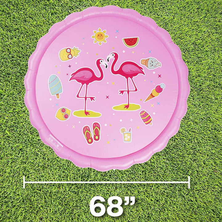 Unisex Spritzende Wasser-Spielmatte mit Meerestieren Stornfield