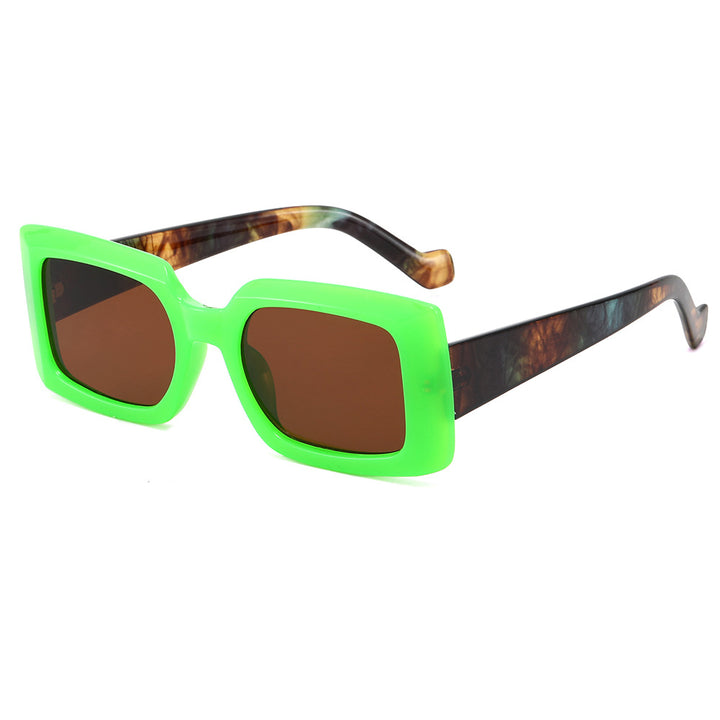 Women's fashionable square sunglasses with transparent design Stornfield