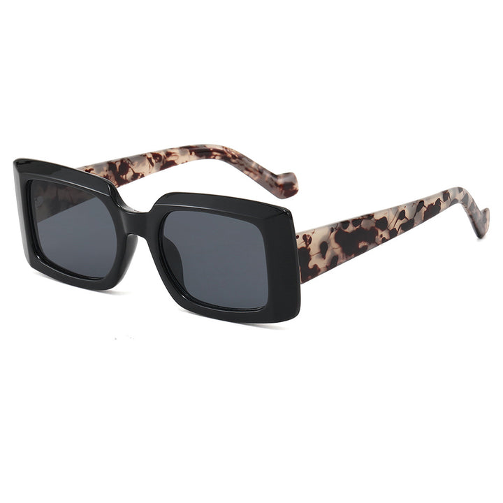 Women's fashionable square sunglasses with transparent design Stornfield