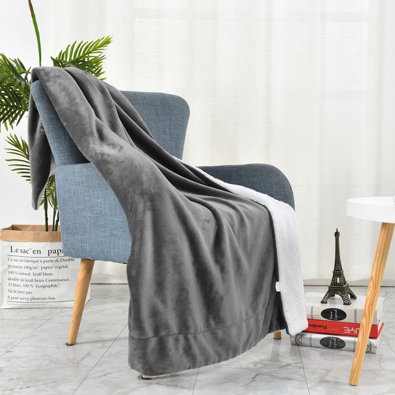 Ladies cozy reversible blanket with high-quality microfiber fabric Stornfield