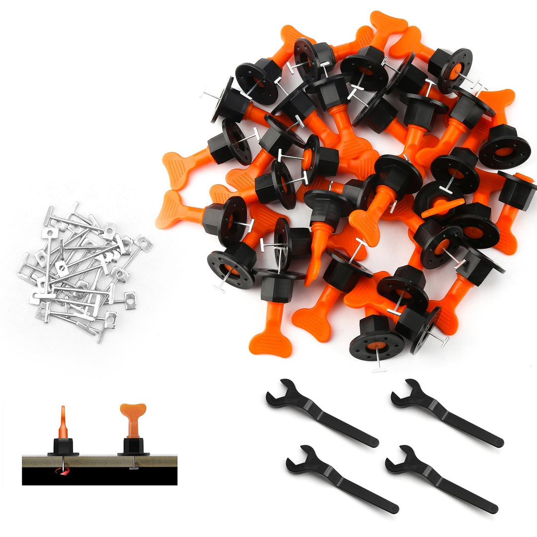 110/220 pieces tile leveler leveling system kits with 4PCS wrenches | Stornfield