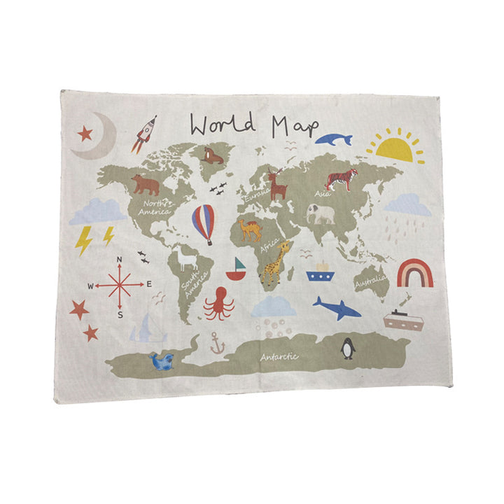 Educational Alphabet Fabric Wall Tapestry