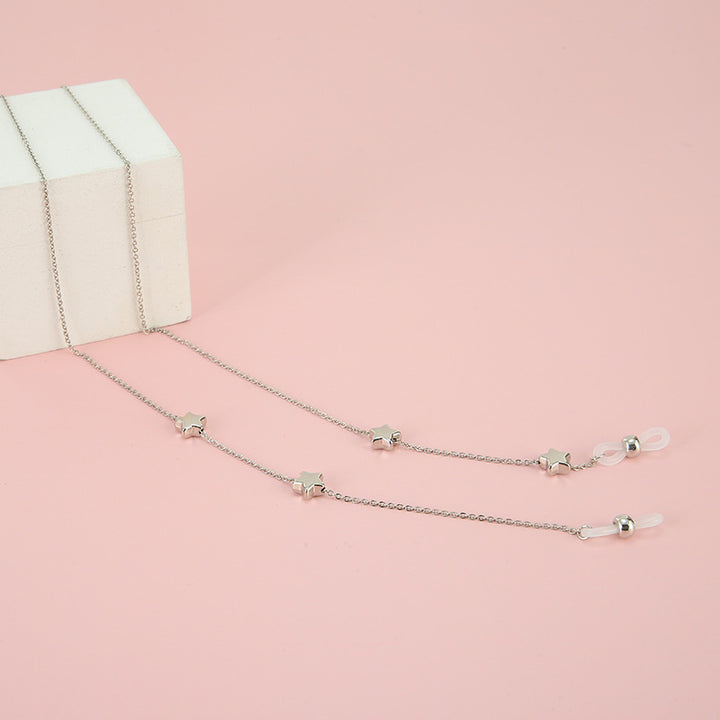 Adjustable Gold Beaded Eyewear Chain Stornfield