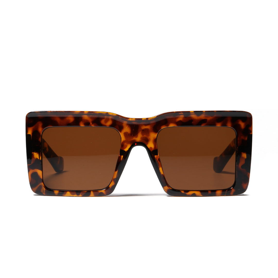 Women square sunglasses with transparent frame and UV protection Stornfield