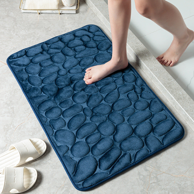 Textured Memory Foam Bath Mat Stornfield