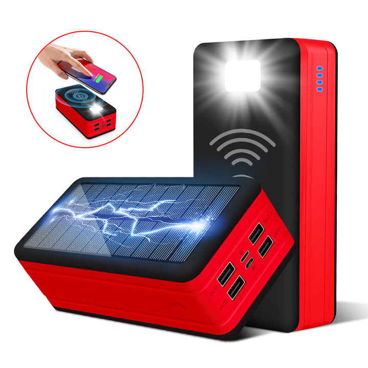 Solar Powerbank with Wireless Charging Function by Stornfield
