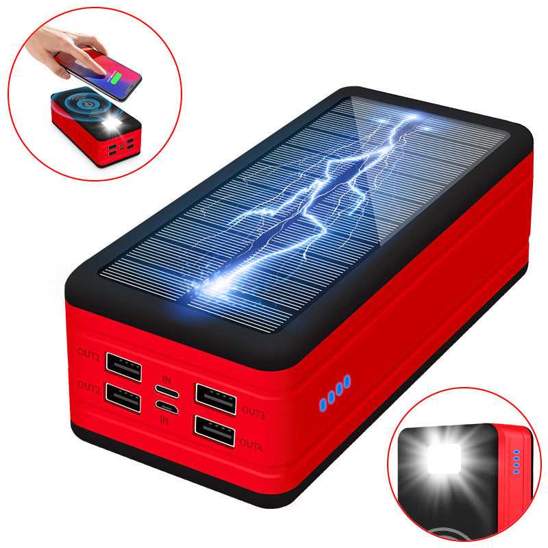 Solar Powerbank with Wireless Charging Function by Stornfield