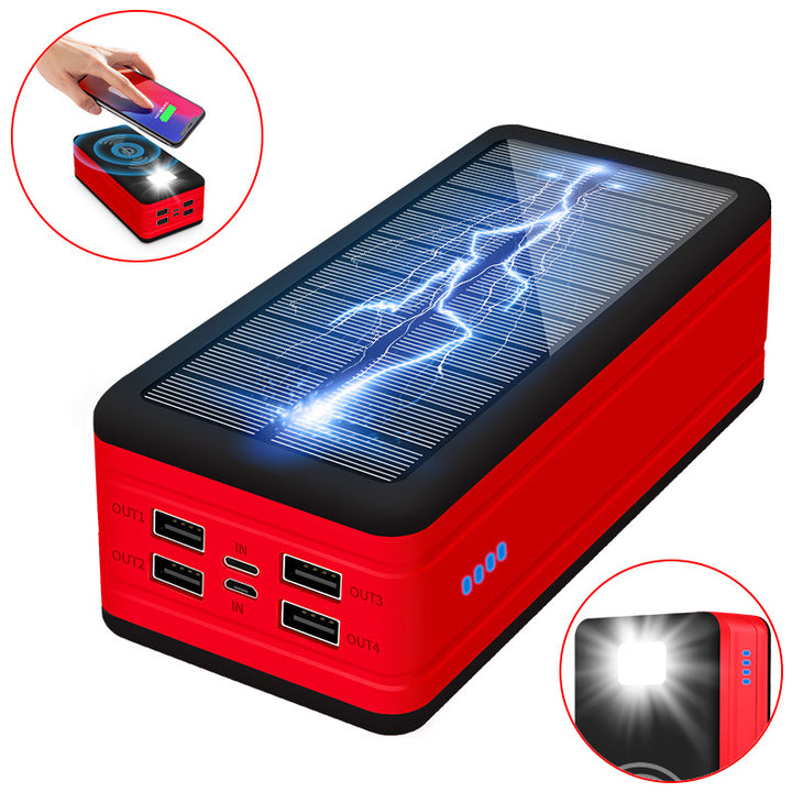 Solar Powerbank with Wireless Charging Function by Stornfield