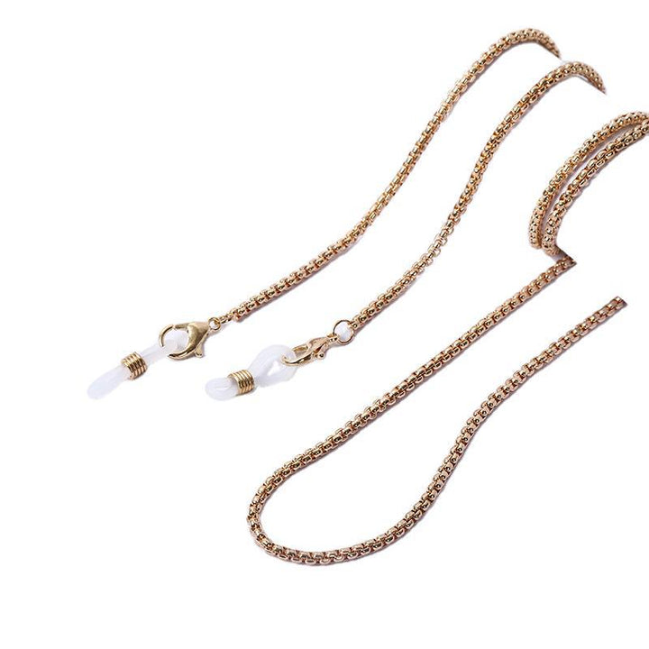 Necklace with beads and transparent pendants Stornfield