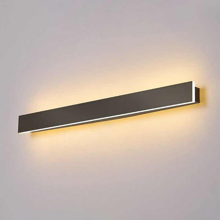 Aluminum Linear Shaped LED Wall Lighting Contemporary Black Sconce Light Fixture for Living Room | Stornfield