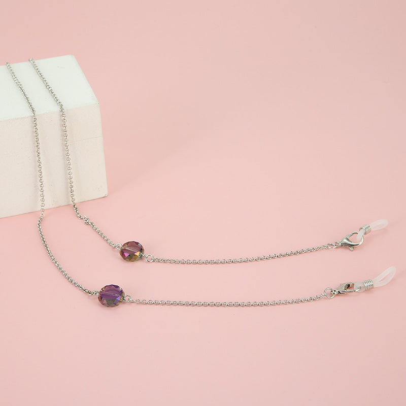 Adjustable Gold Beaded Eyewear Chain Stornfield