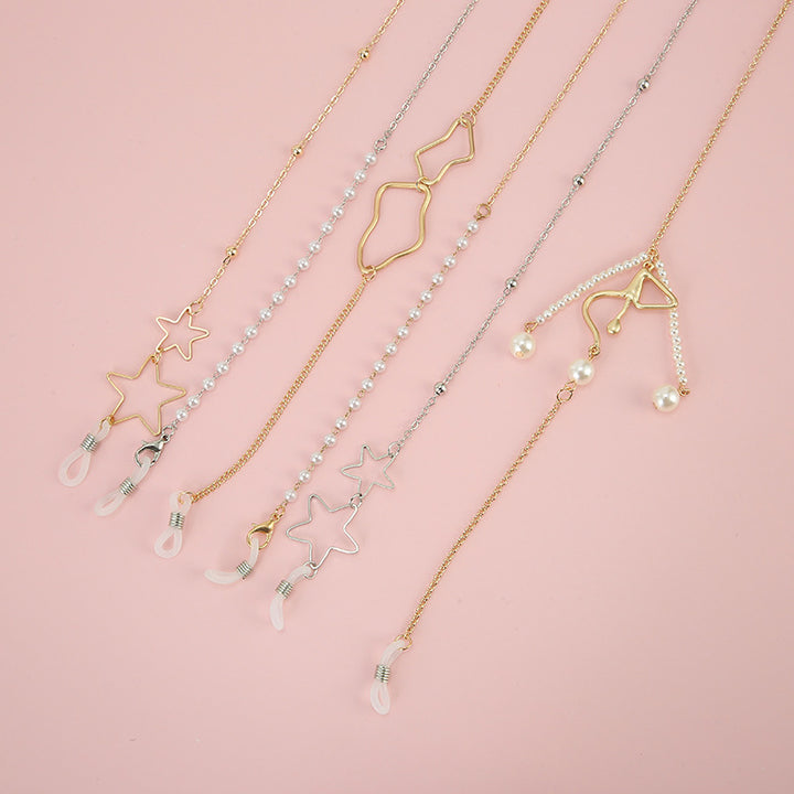 Star-Aligned Beaded Eyewear Chain Stornfield