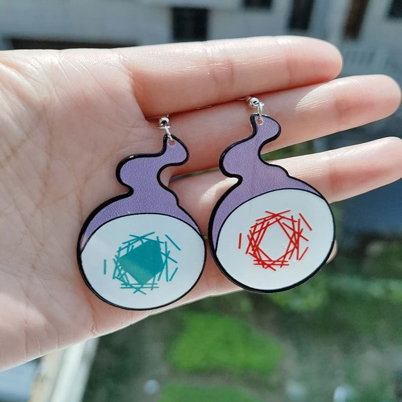 Playful Potion Bottle Dangle Earrings Stornfield