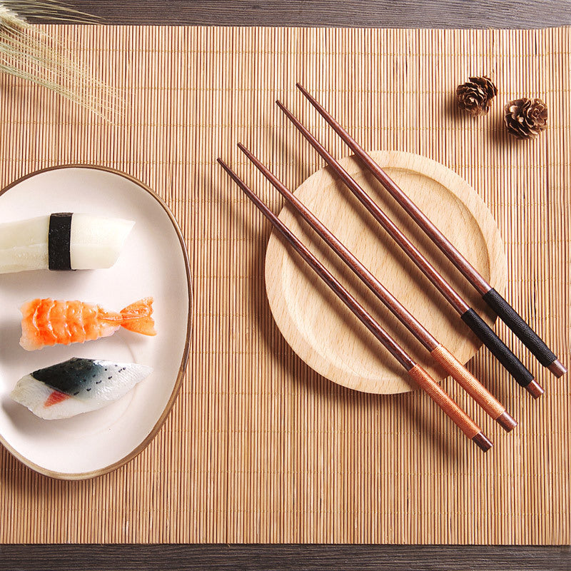 Japanese Handcrafted Wooden Chopsticks with Decorative Thread | Stornfield