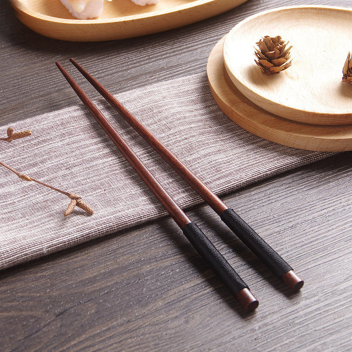 Japanese Handcrafted Wooden Chopsticks with Decorative Thread | Stornfield
