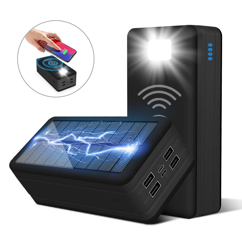 Solar Powerbank with Wireless Charging Function by Stornfield