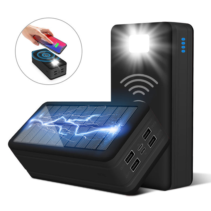 Solar Powerbank with Wireless Charging Function by Stornfield