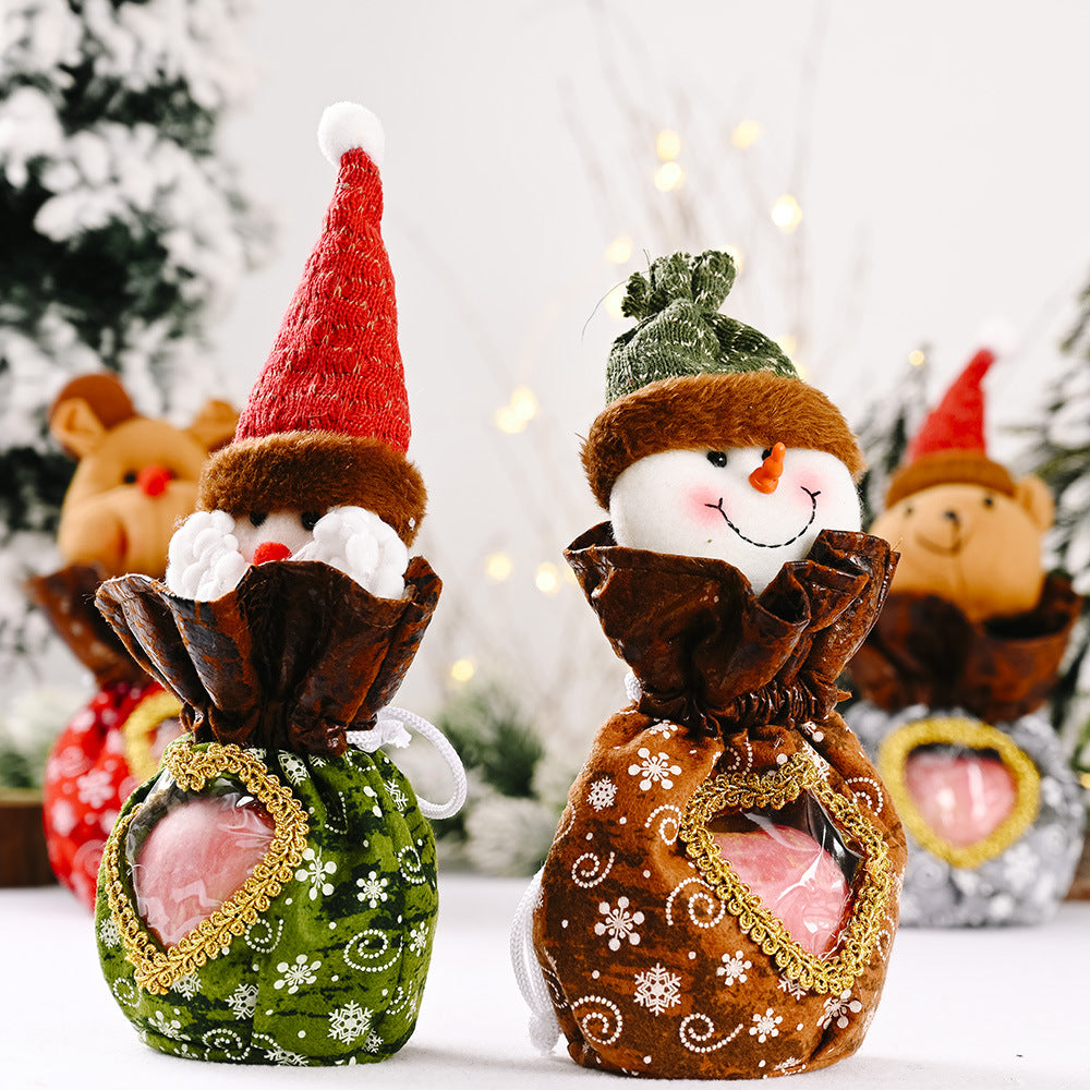Cute Christmas figure with heart pouch Stornfield