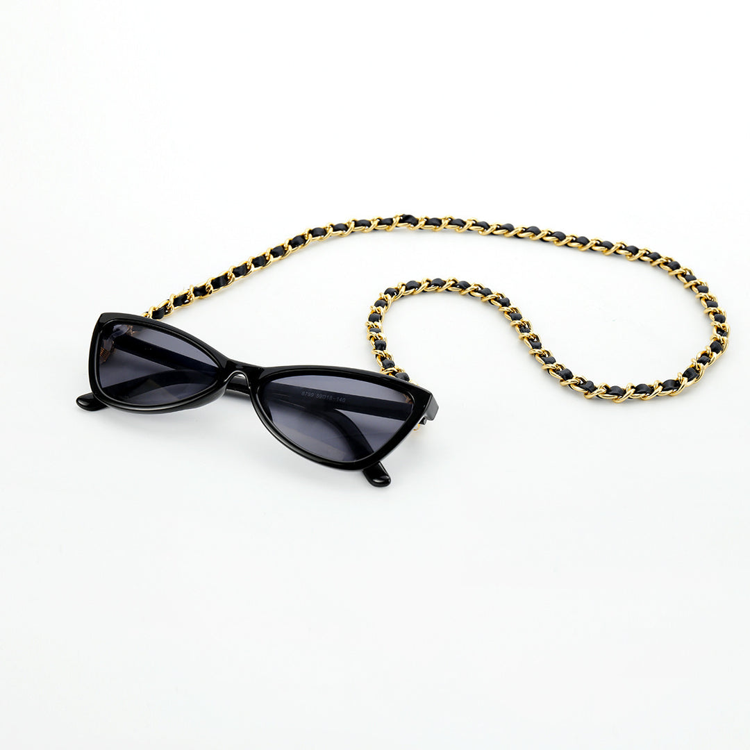 Fashionable Cat-Eye Sunglasses with Chain Strap Stornfield