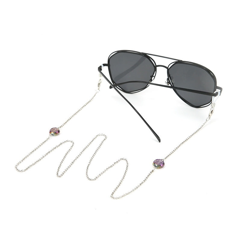 Adjustable Gold Beaded Eyewear Chain Stornfield