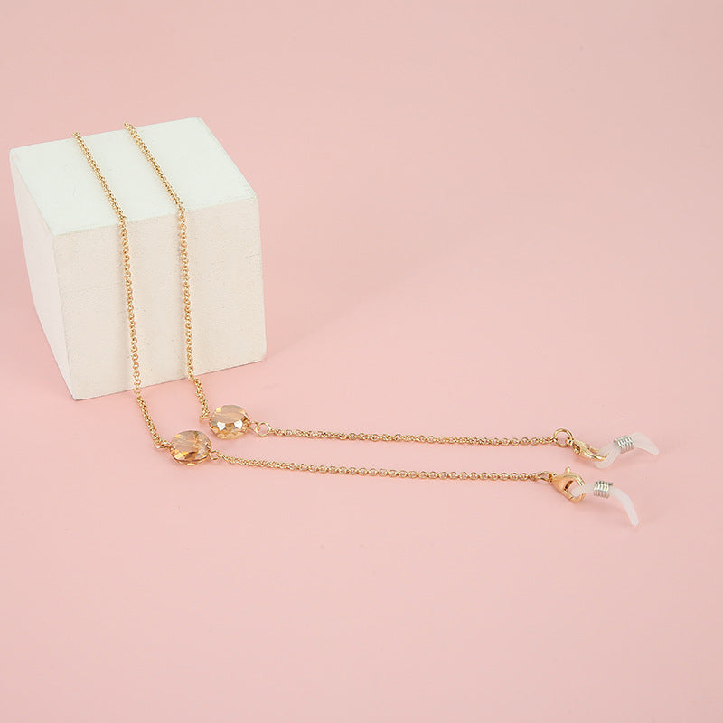 Adjustable Gold Beaded Eyewear Chain Stornfield