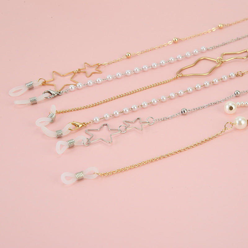 Star-Aligned Beaded Eyewear Chain Stornfield