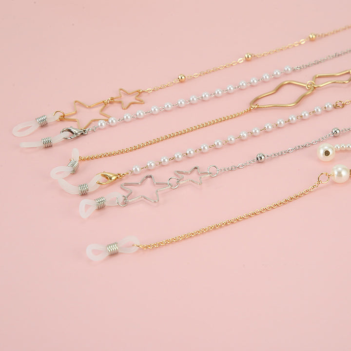 Star-Aligned Beaded Eyewear Chain Stornfield