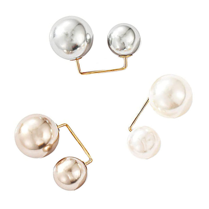 Modern Geometric Double Ball Brooch Stornfield