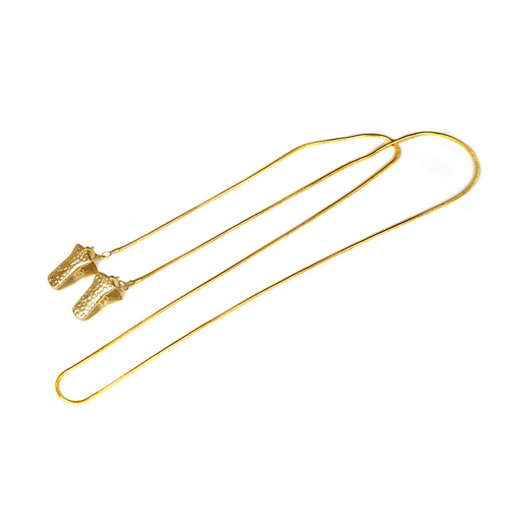 Metallic Western-Themed Eyewear Chain Stornfield