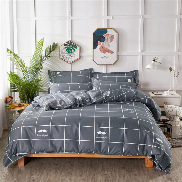 Floral Pattern Decorative Bedding Set
