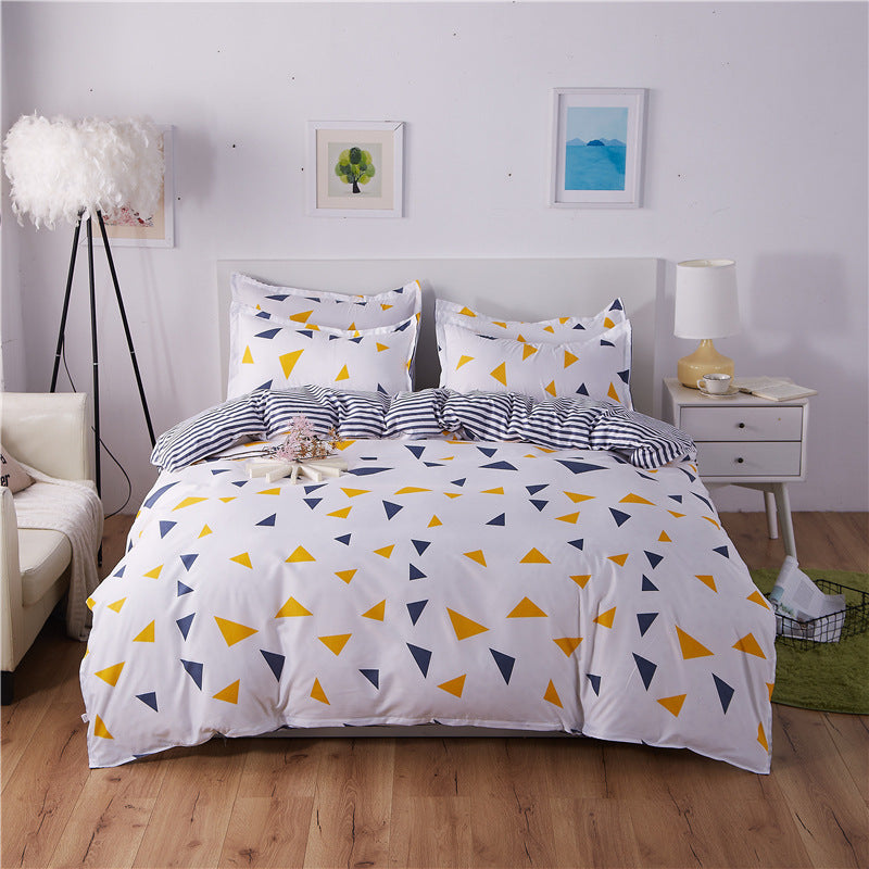 Floral Pattern Decorative Bedding Set