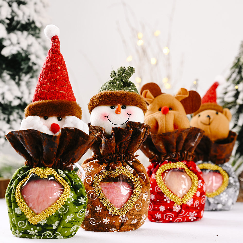 Cute Christmas figure with heart pouch Stornfield