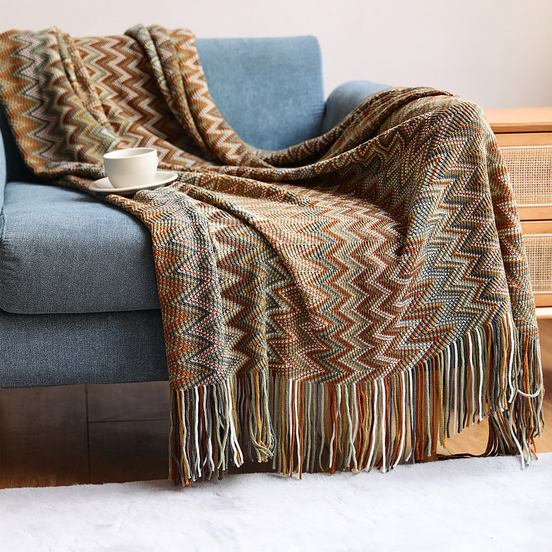 Ladies Zigzag Pattern Blanket Stornfield