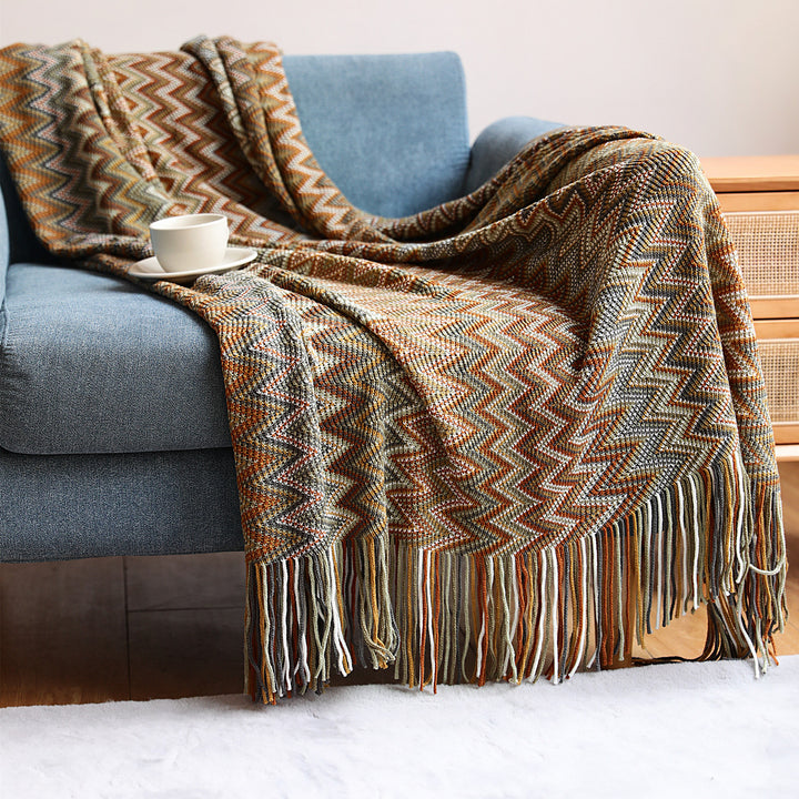 Ladies Zigzag Pattern Blanket Stornfield