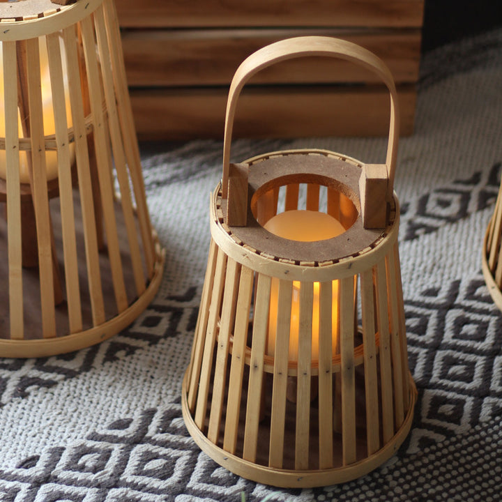 Handcrafted wooden lantern Stornfield