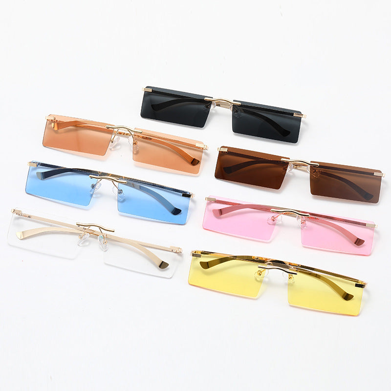 Women's fashionable sunglasses with a narrow, rectangular frame Stornfield