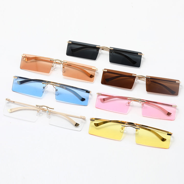 Women's fashionable sunglasses with a narrow, rectangular frame Stornfield