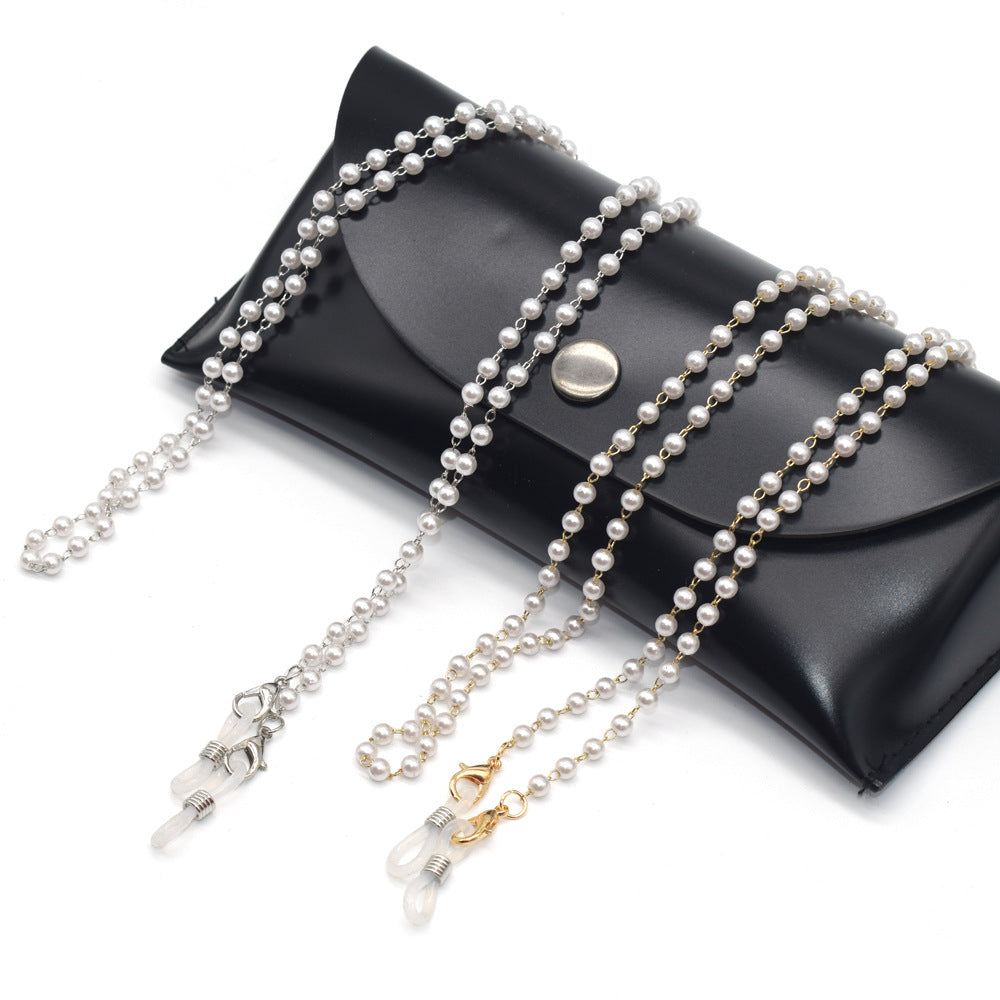 Elegant Double-Strand Pearl Eyewear Chain Stornfield