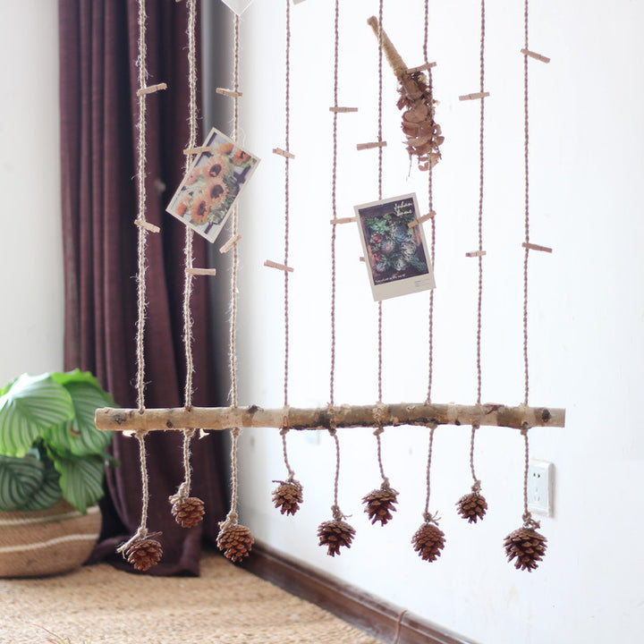 Decorative wall tapestry with natural motifs Stornfield