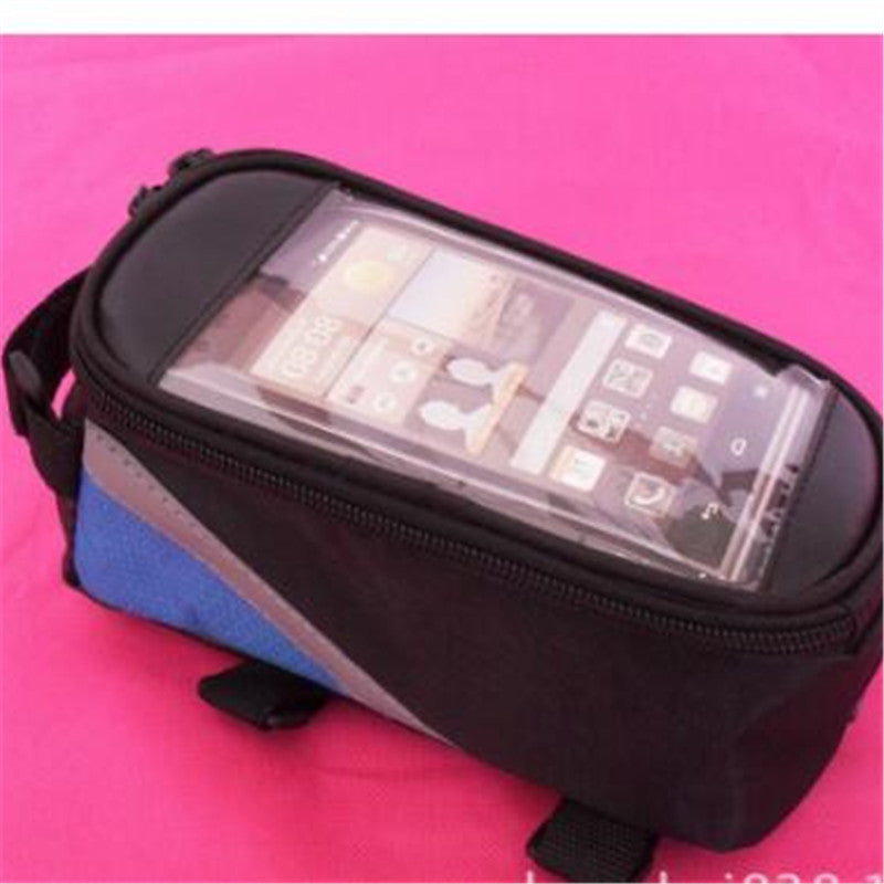 Waterproof Bicycle Handlebar Phone Bag with Touchscreen Window and Reflective Safety Strip Stornfield