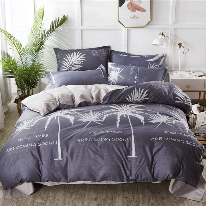 Floral Pattern Decorative Bedding Set