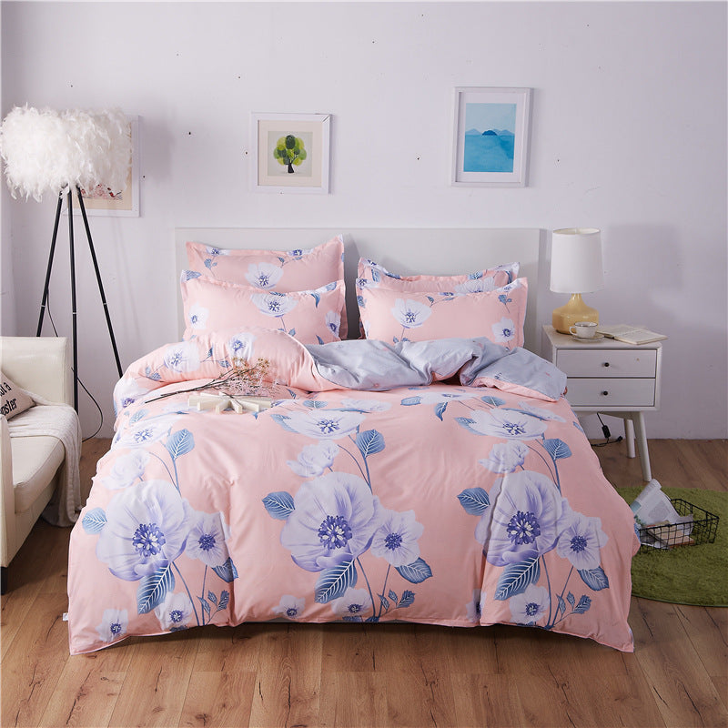 Floral Pattern Decorative Bedding Set