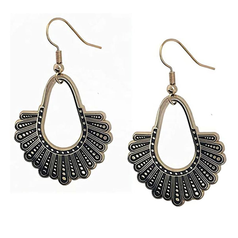 Bohemian Feather-Inspired Dangle Earrings Stornfield