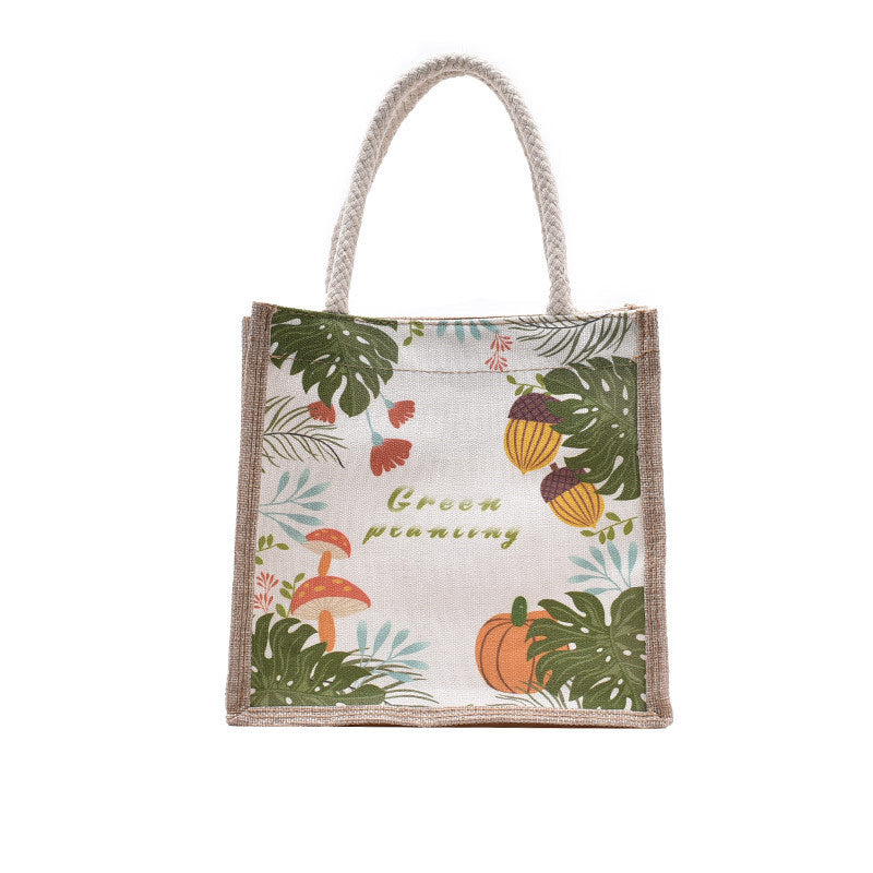 Artistic Illustrated Canvas Tote