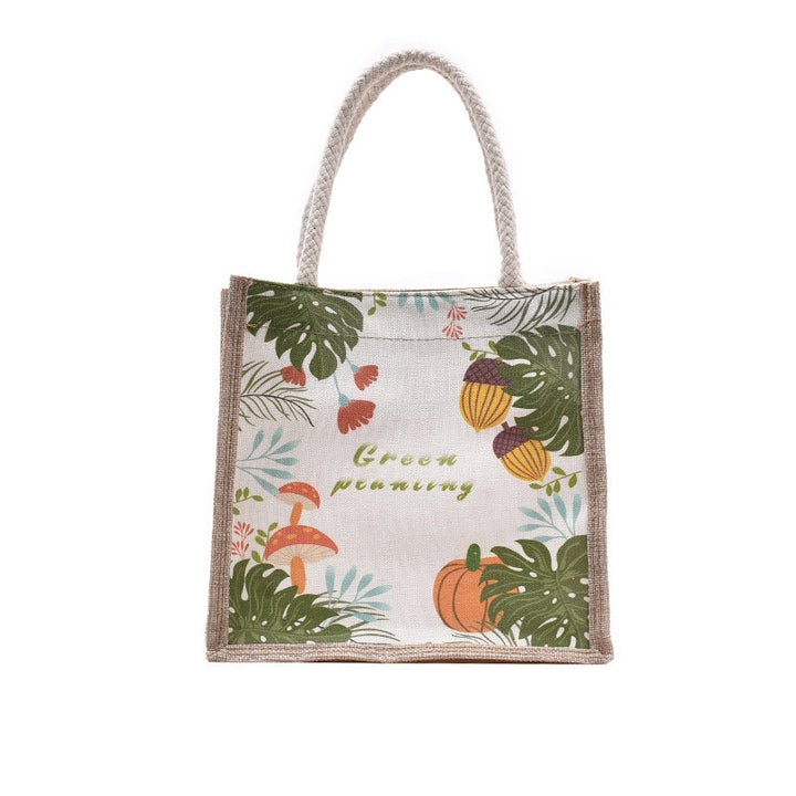 Artistic Illustrated Canvas Tote
